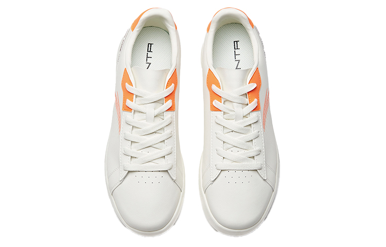 Lookbook Anta Casual Low-Top Sneakers 'White Orange' 112028069-1