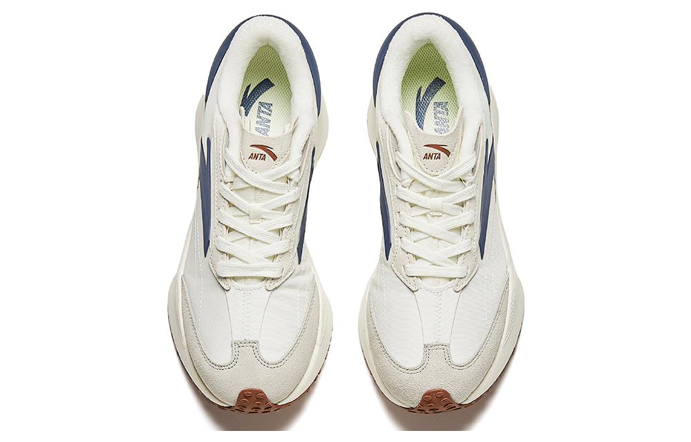 Lookbook Anta安踏 冰糖 休閒百搭 耐磨 低幫 生活休閒鞋 男款 象牙白