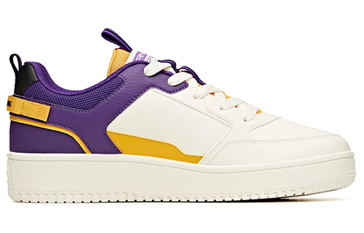 Lookbook Anta Casual Low 'White Purple Yellow' 912018066-14