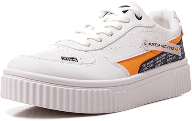 Anta Kasual Sepatu Rendah 'Putih Kuning' 112028026R-2 Order Anta Kasual Sepatu Rendah 'Putih Kuning' 112028026R-2