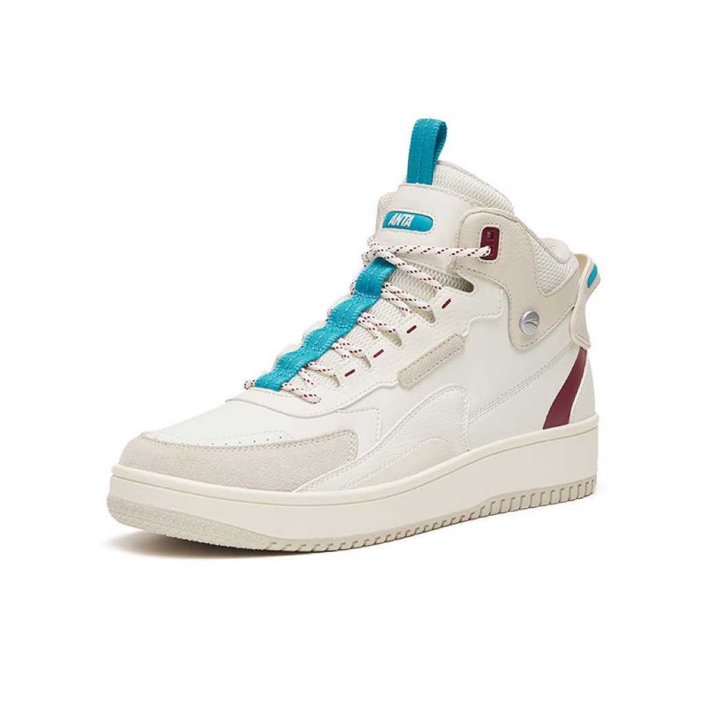 Order Anta Kasual Mid-Top 'Putih Keselesaan' 1121248013R-6