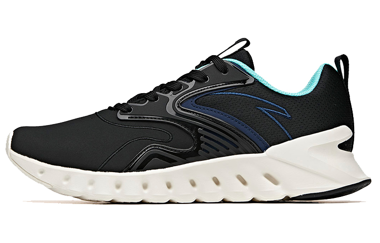 Anta Casual Outdoor Low Top Running Shoe 'Black Blue' 11945577-9