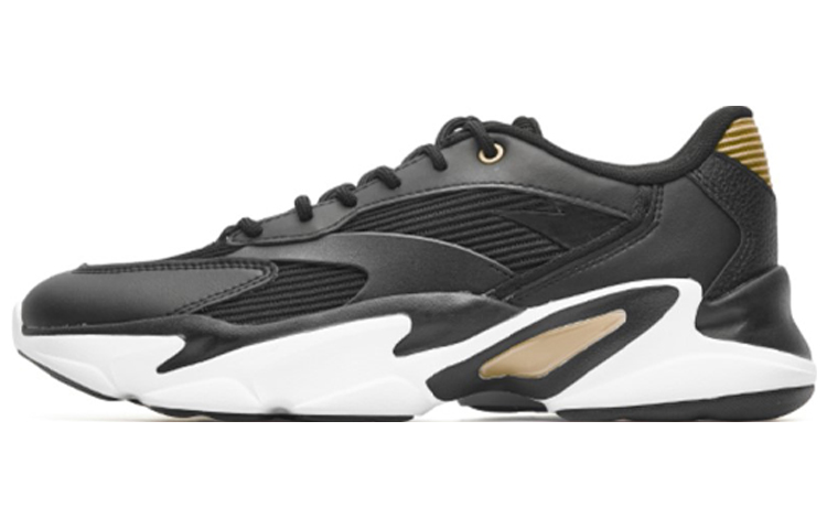 Anta Casual Retro Low 'Black White Gold' 11818852-8
