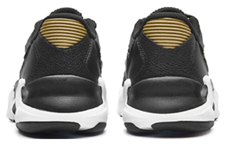 Shop Anta Casual Retro Low 'Black White Gold' 11818852-8