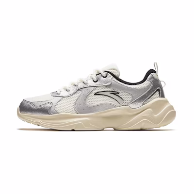 Anta Casual Shoes 'White Silver Grey'