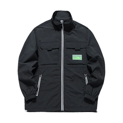 Anta Casual Sports Woven Loose-Fit Stand Collar Jacket Unisex Black 152138607-3