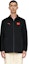 Shop Anta Champion All-Weather Black Jacket with Logo and Flag Design. 152350611-2