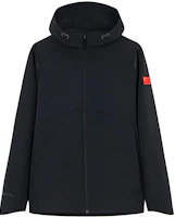 Anta Champion All-Weather Black Fleece Hooded Sports Jacket 152410611-3 Anta Champion All-Weather Black Fleece Hooded Sports Jacket 152410611-3