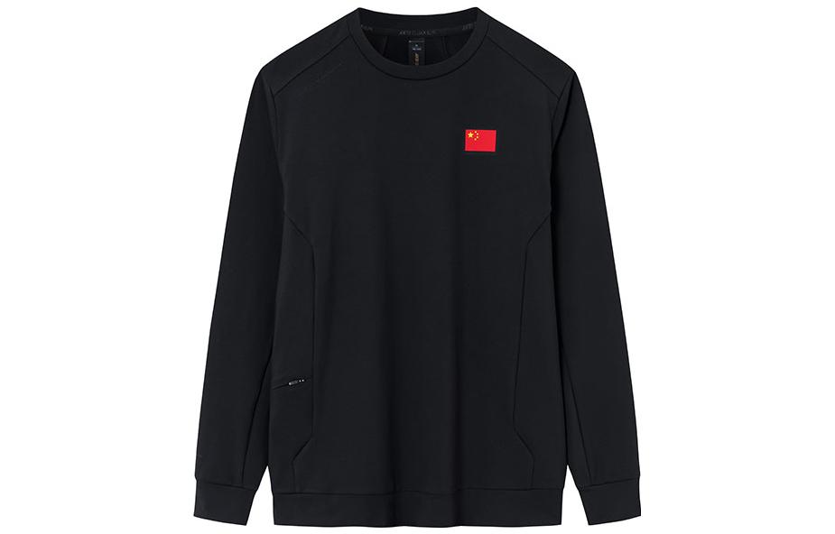 Anta Champion All-Weather Crewneck Sweatshirt Black - Essentials 152340705-3