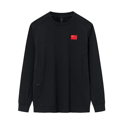 Anta Champion All-Weather Crewneck Sweatshirt Black - Essentials 152340705-3