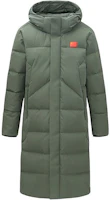 Order Anta Champion All-Weather Flag Edition Long Down Jacket Unisex - Jade Green 152350903-4