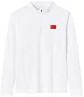 Anta Champion All-Weather Fleece Pullover Knit Sweatshirt White Men 152410401-1 Anta Champion All-Weather Fleece Pullover Knit Sweatshirt White Men 152410401-1