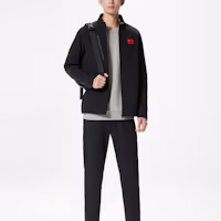 Lookbook Anta Champion All-Weather Fleece Zip Jacket Basic Black 152340615-3