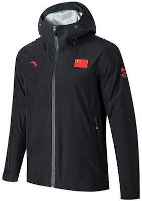 Anta Champion All-Weather Hooded Zip Windbreaker Jacket Black 152210611-2 Order Anta Champion All-Weather Hooded Zip Windbreaker Jacket Black 152210611-2