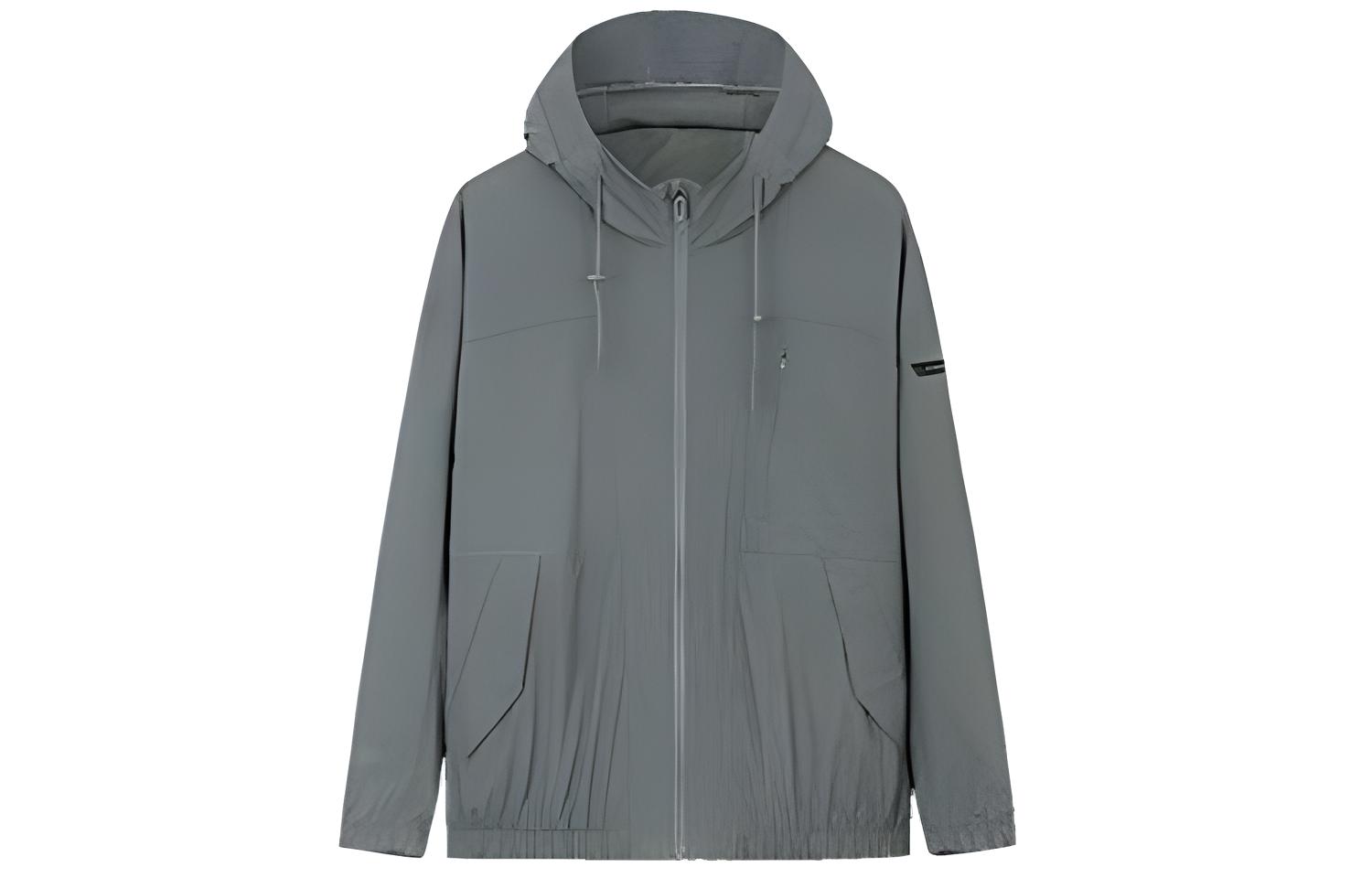 Anta Champion All-Weather Hoodie Jacket Deep Green Khaki 152320613-4