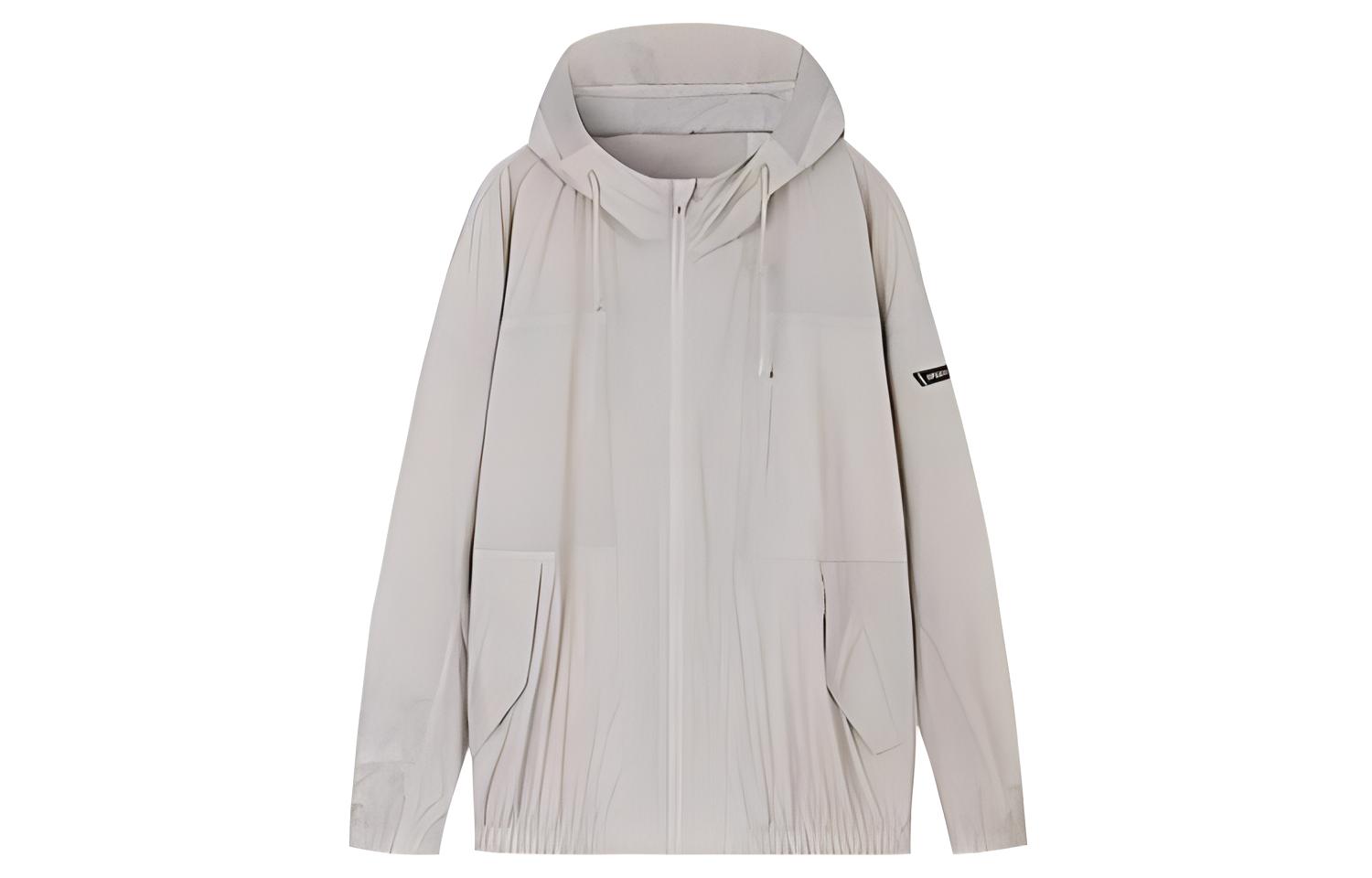 Anta Champion All-Weather Hoodie Jacket Urban Khaki 152320613-1
