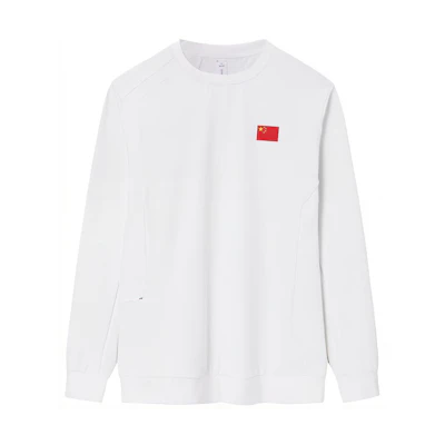 Anta Champion All-Weather National Flag Crewneck Sweatshirt - Beige 152340705-1