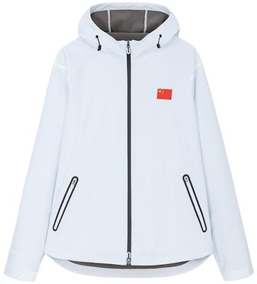 Anta Champion All-Weather National Flag Hoodie Jacket - Pure White 152350609-1 Buy Anta Champion All-Weather National Flag Hoodie Jacket - Pure White 152350609-1