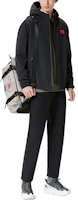 Lookbook Anta Champion All-Weather Outdoor Sports Hooded Jacket Unisex - Basic Black. 152350609-2