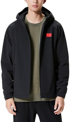 Anta Champion All-Weather Outdoor Sports Hooded Jacket Unisex - Basic Black. 152350609-2 Shop Anta Champion All-Weather Outdoor Sports Hooded Jacket Unisex - Basic Black. 152350609-2