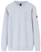 Anta Champion All-Weather Plain Pullover Crewneck Sweatshirt Light Mud Gray Mens 152340706-4 Anta Champion All-Weather Plain Pullover Crewneck Sweatshirt Light Mud Gray Mens 152340706-4