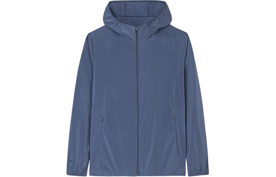 Anta Champion All-Weather Quick-Dry Zip Hoodie Jacket Men’s - Dark Blue 152420608-2