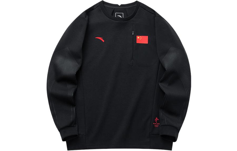 Anta Champion All-Weather Series Black Casual Sports Hoodie 152210735-1