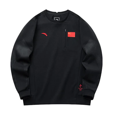 Anta Champion All-Weather Series Black Casual Sports Hoodie 152210735-1