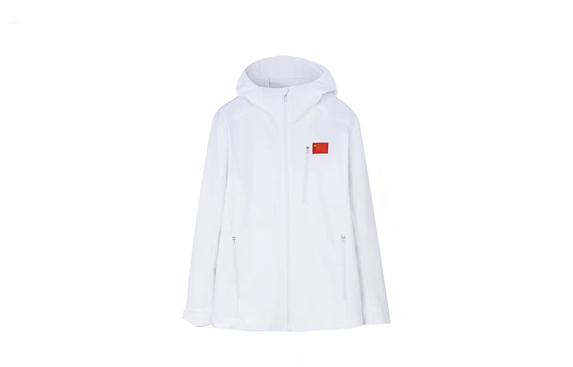 Anta Champion All-Weather Series Embroidered National Flag Hoodie Jacket 152310623-1