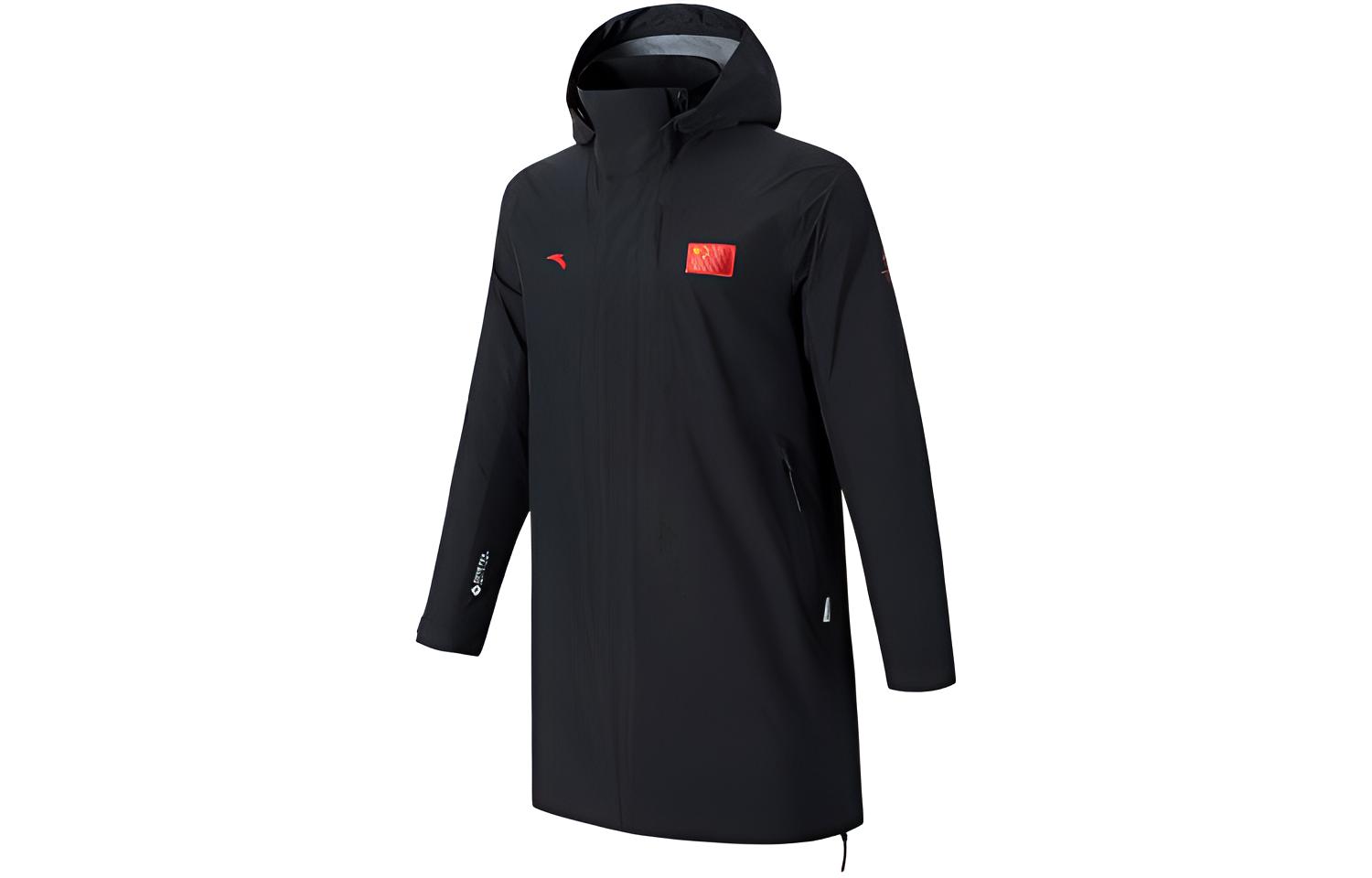 Anta Champion All-Weather Series Flag Woven Sports Jacket Black 15221068-3