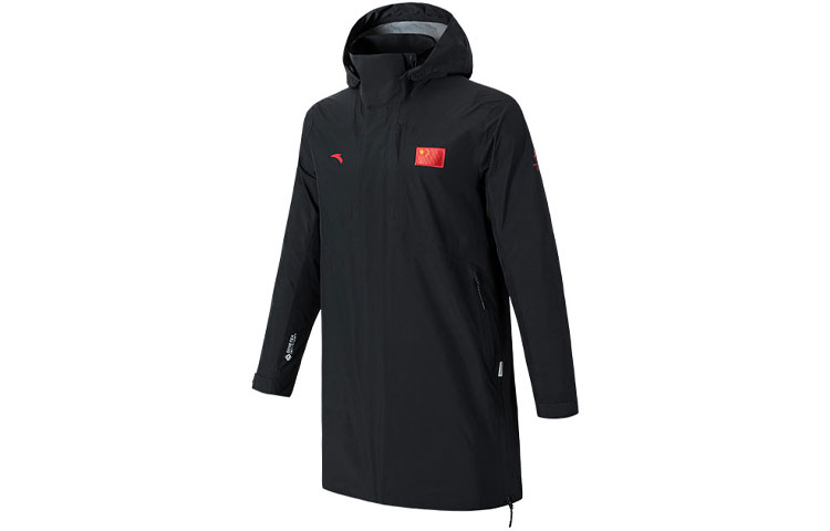 Order 安踏冠軍全天候系列旗幟編織運動外套 黑色 15221068-3