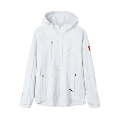 Anta Champion All-Weather Series Woven Sports Flag Jacket White - 152140602