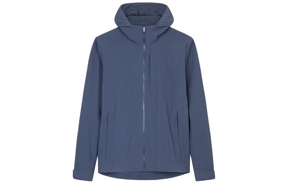 Anta Champion All-Weather UV Protection Water-Resistant Zip Hoodie Jacket Blue 152420604-1