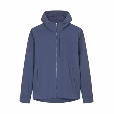 Anta Champion All-Weather UV Protection Water-Resistant Zip Hoodie Jacket Blue 152420604-1