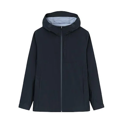 Anta Champion All-Weather Zip Hoodie Jacket Men - Night Sea Black 152330603-3