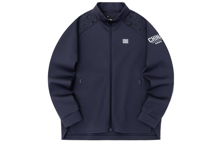 Anta Champion Fitness Training Zip Jacket Blue 152230724-1