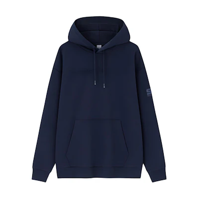 Anta Champion Outdoor Hoodie Antibacterial Pullover Navy Blue Sweatshirt 152340721-4