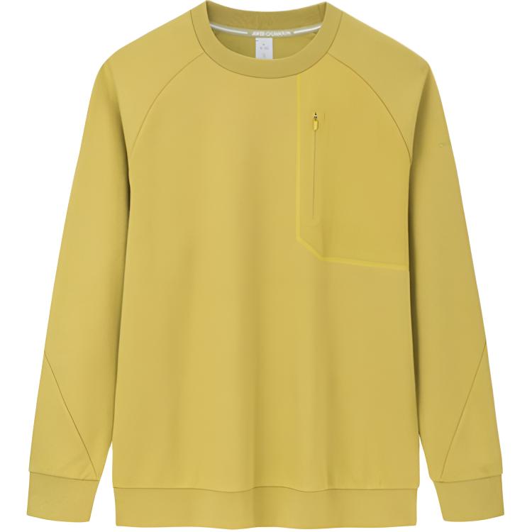 Anta Champion Outdoor Series Antibacterial Crewneck Sweatshirt Oak Yellow 152330714-4