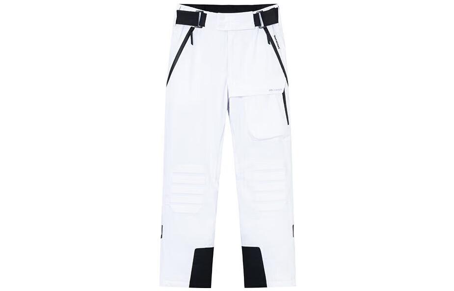 Anta Champion Series  Colorblock Mid-Waist Straight Ski Pants Snow White. 152340512-1