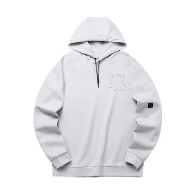 Anta Champion Series Antibacterial Hoodie Grey - Casual Urban Activewear 152210734-1