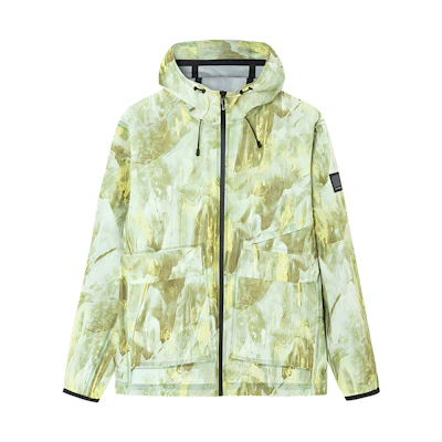 Anta Champion Series Camo Woven Hooded Jacket Yellow - Casual Sportswear 152220610-1