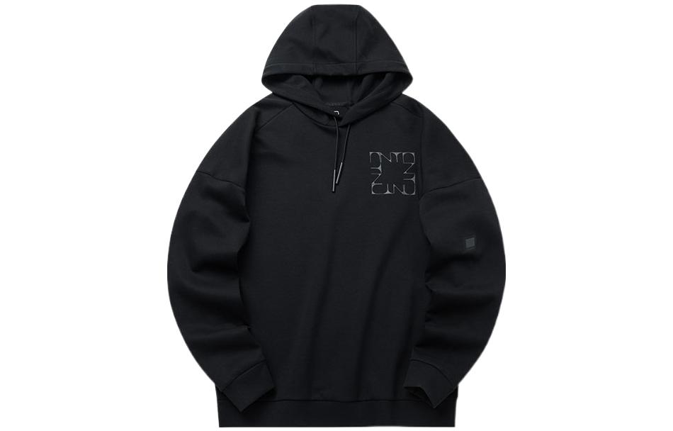 Anta Champion Series City Cycling Antibacterial Hoodie Black 152210734-2