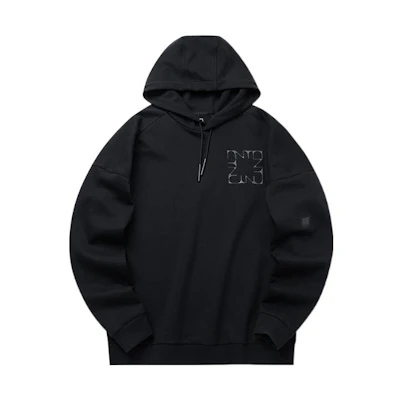Anta Champion Series City Cycling Antibacterial Hoodie Black 152210734-2