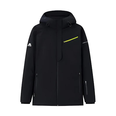 Anta Champion Series Colorblock Hoodie Jacket - Basic Black 152410910-2