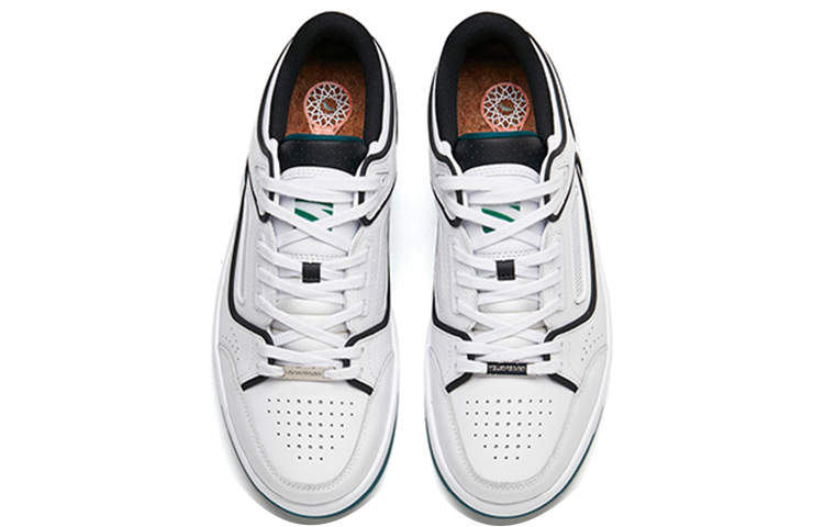 Shop Anta Champion Series Low 'Nitrogen Tech White Black Green' 112218011A-2