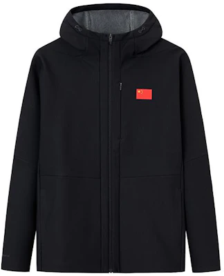 安踏冠軍系列國旗連帽拉鍊外套 基本款黑色 152340702-3 Buy 安踏冠軍系列國旗連帽拉鍊外套 基本款黑色 152340702-3