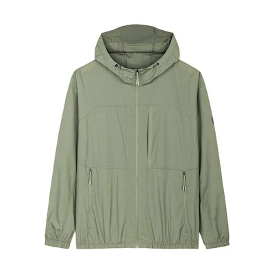 Anta Champion Series Olive Green Loose Fit Zip Hoodie Jacket 152420611-4