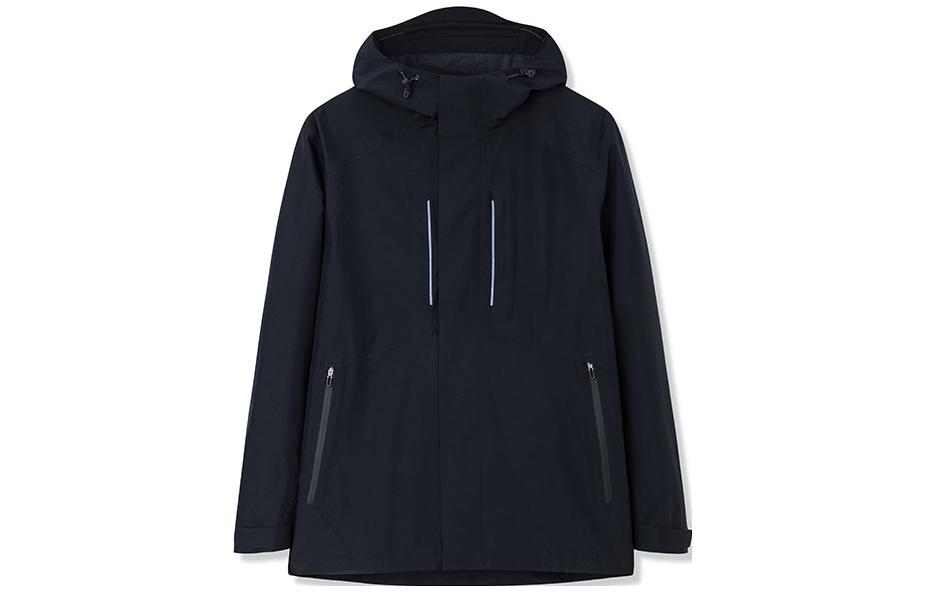 Order 安踏冠軍系列拉鏈連帽外套 夜海黑 152330615-1