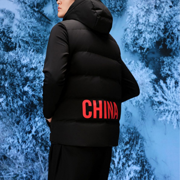 Purchase Anta Champion Sports Culture Siri Jaket Puffer Bercetak Hitam. 152250905-3