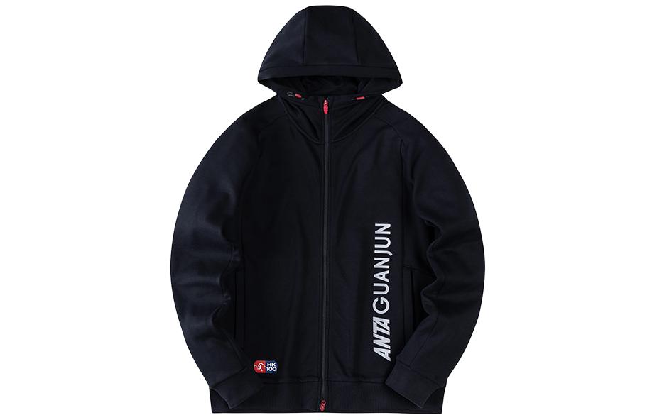 Anta Champion Trail Running Zip Hoodie Jacket Unisex - Basic Black 172420703-3